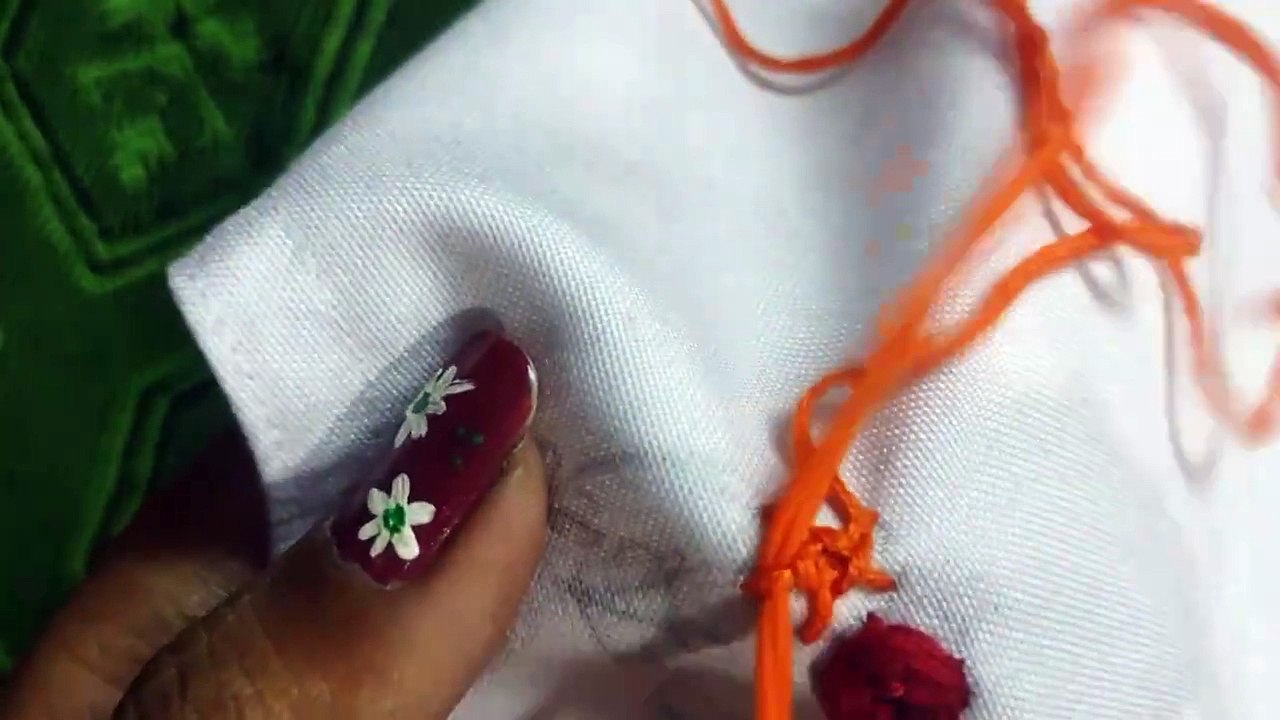 Embroidery design to upgrade your style game - வீட்டிலேயே நீங்களே போடலாம் Embroidery design