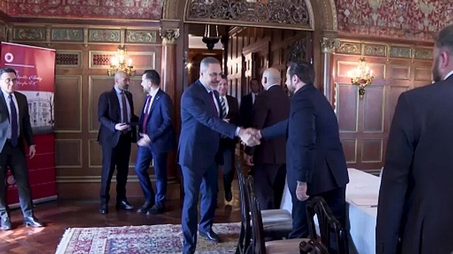 Dışişleri Bakanı Fidan, Suriye-Amerikan Toplumu Temsilcilerini kabul etti