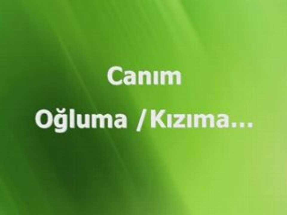 Canıma mektup
