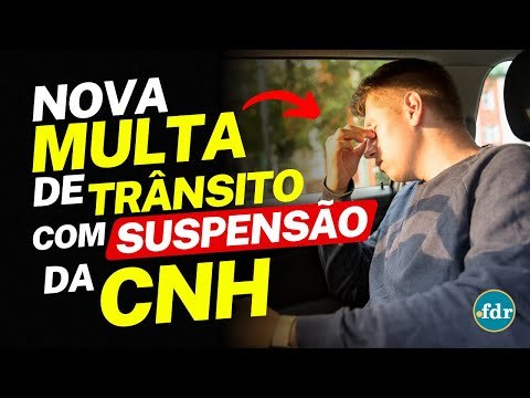 NOVA LEI PODE CRIAR MULTA E SUSPENSÃO DA CARTEIRA DE MOTORISTA POR 12 MESES: CONHEÇA O PL 1.405/24