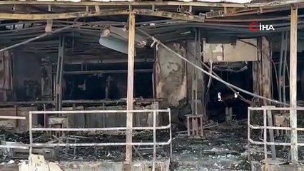 Uludağ’daki yanan otelin içi böyle görüntülendi