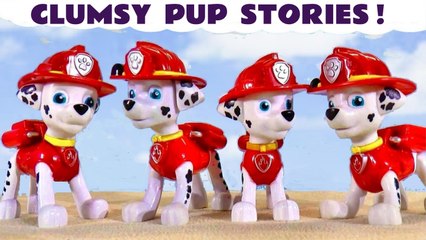 Paw Patrol Marshall clumsy pup stories