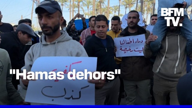 Gaza: des Palestiniens manifestent pour exiger la fin de la guerre avec Israël