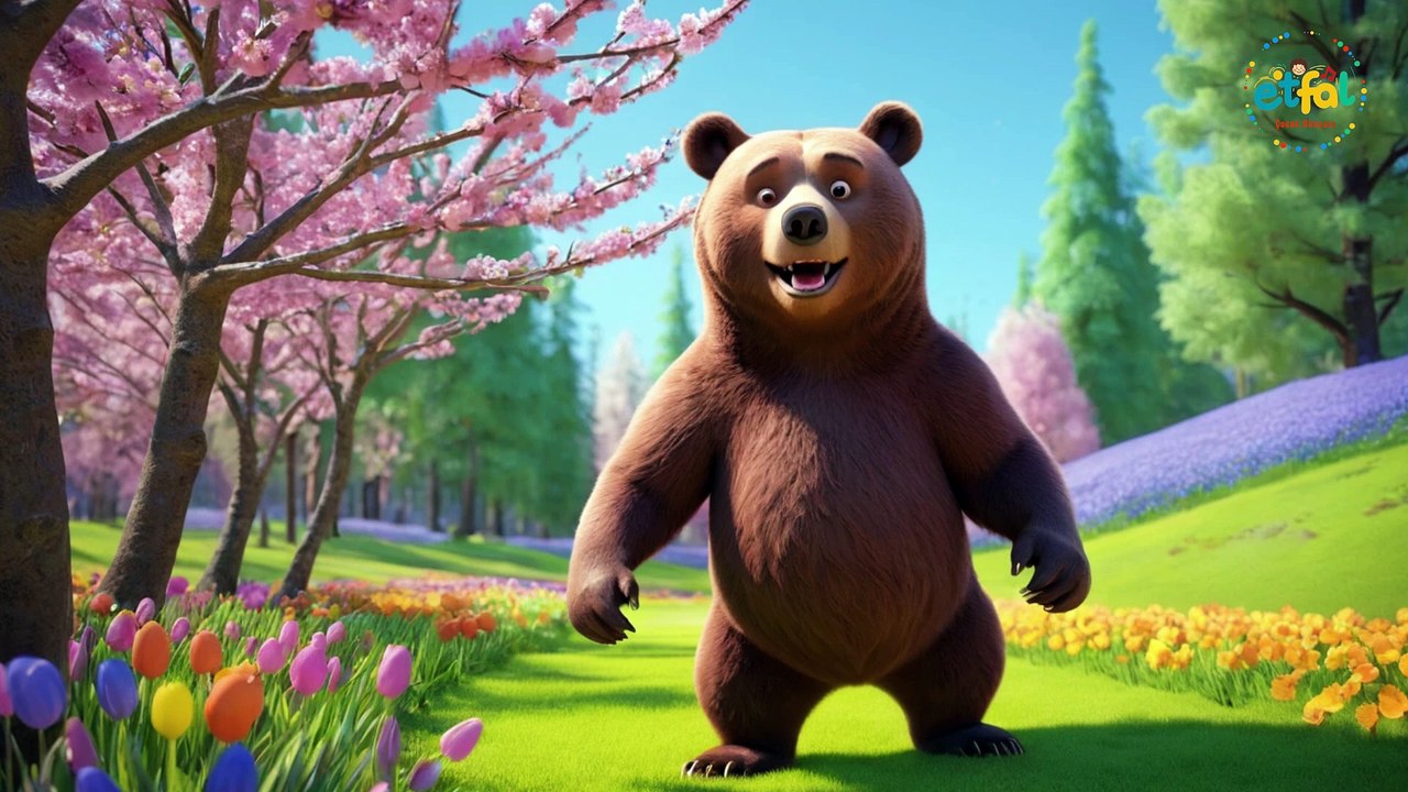 Ayı Kış Uykusundan uyanır-2, Çocuk Şarkısı, çocuk şarkıları, çocuk videoları,  Sevimli Ayı, Ayıcık