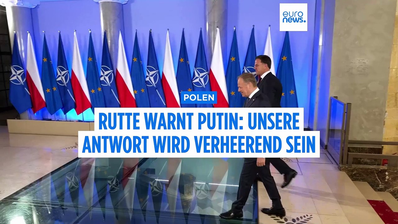 NATO-Chef in Warschau: Unsere Antwort wird verheerend sein