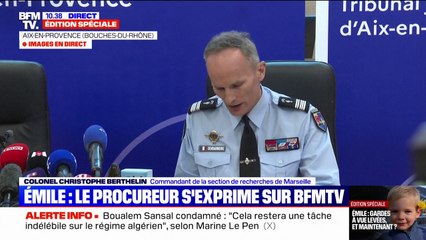 "Les gardes à vue s'inscrivent dans la démarche (...) d'investigations minutieuses", explique le commandant de la section de recherches de Marseille
