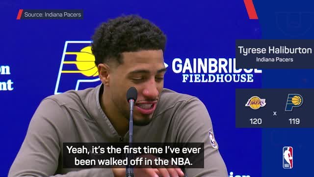 'Of course it's him there' - Haliburton reacts to LeBron's buzzer-beater