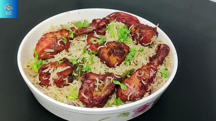Fried Chicken Pulao Recipe | Eid Special Recipe By Spice Bite