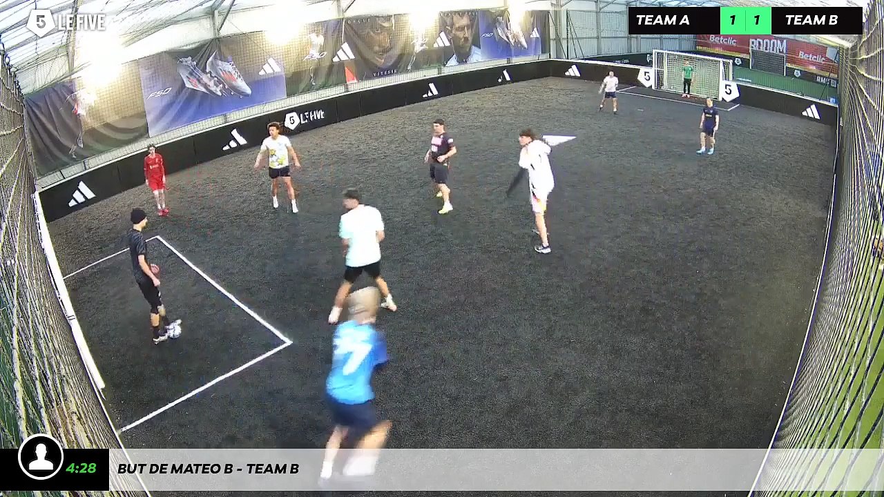 But de Mateo B - Team B