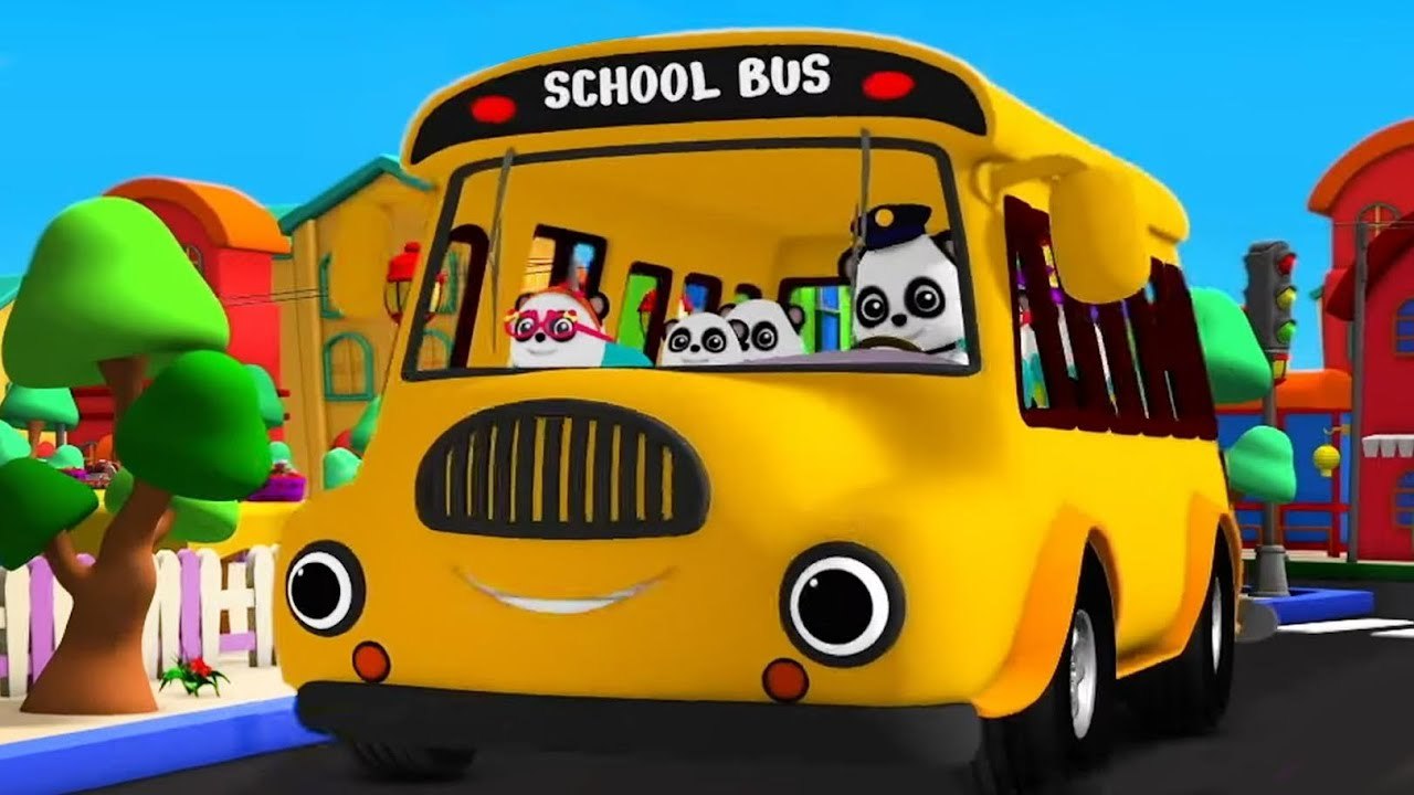 Wheels On The Bus, Vehicle Song and Nursery Rhyme for Kids