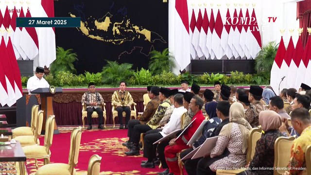 [FULL] Presiden Prabowo Serahkan Zakat ke Baznas: Berzakat adalah Cerminan dari Gotong Royong