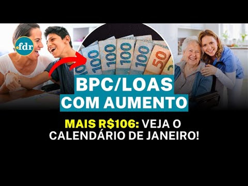 INSS CONFIRMA PAGAMENTO DO BPC COM AUMENTO DE R$106: VEJA O CALENDÁRIO COMPLETO!