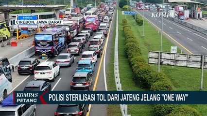 Sempat Macet, One Way Km 110 Tol Cipali Lancar pada Kamis Petang 27 Maret 2025