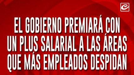 El Gobierno premiará a los organismos estatales que más empleados despidan
