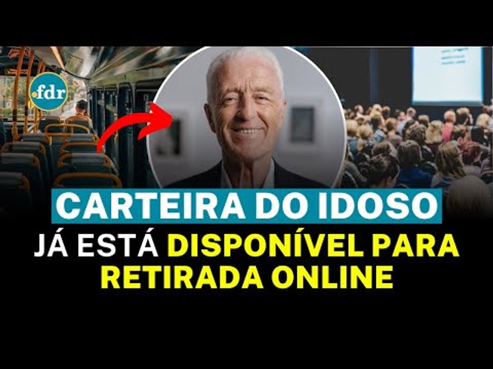 PARA QUE SERVE A CARTEIRA DO IDOSO? DOCUMENTO JÁ ESTÁ DISPONÍVEL PARA RETIRADA ONLINE