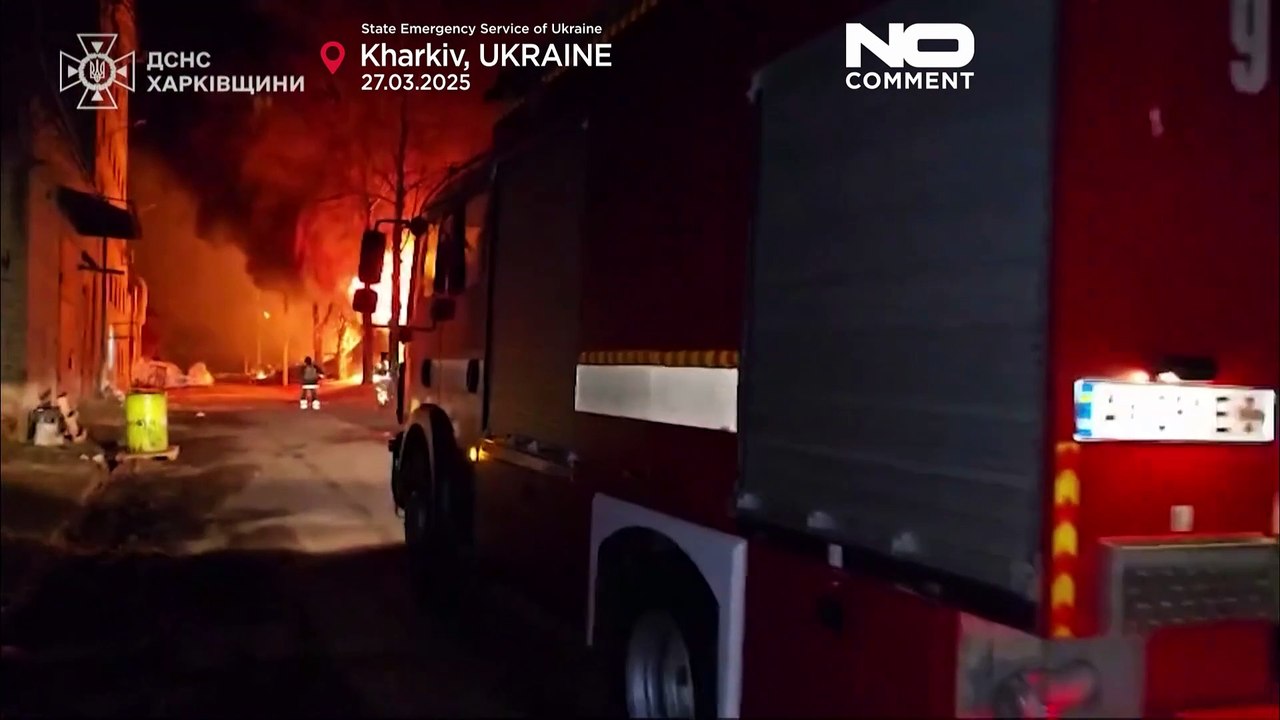 Massiver russischer Drohnenangriff auf Charkiw: Mehrere Verletzte gemeldet