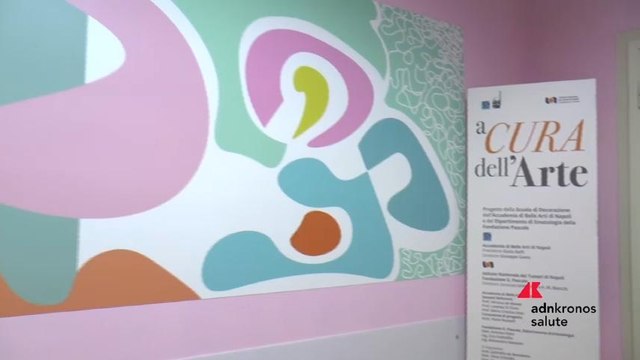 Tumori: Napoli, l’Accademia di Belle Arti colora il reparto di Ematologia del Pascale