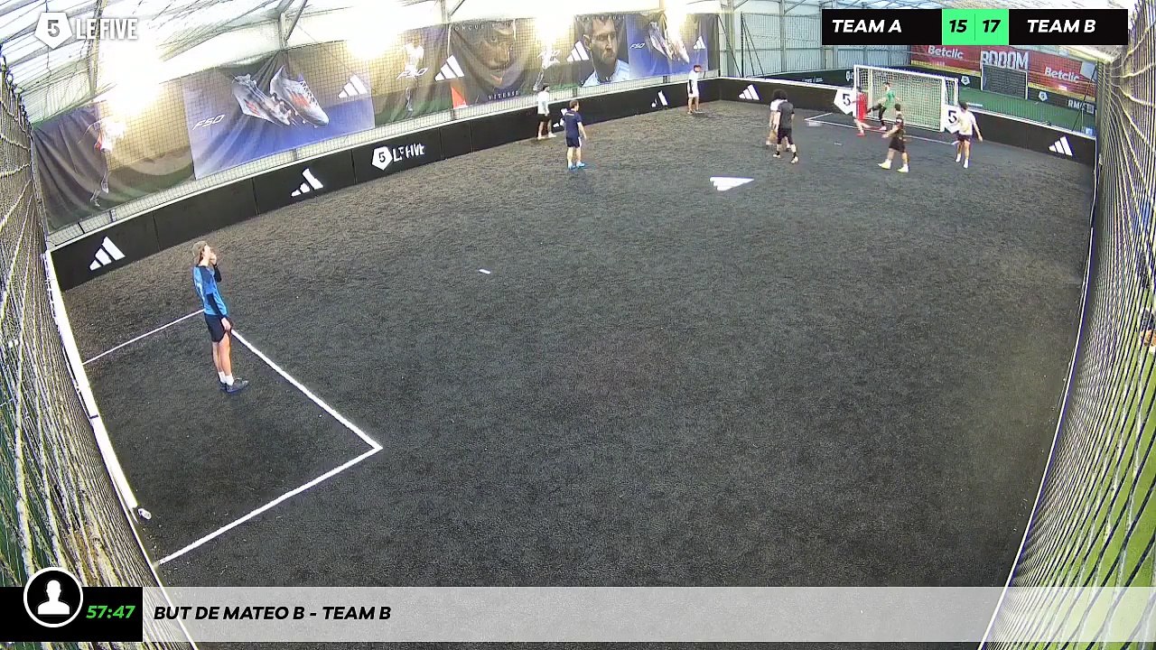 But de Mateo B - Team B