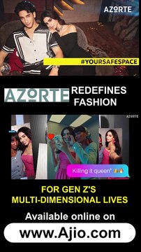 AZORTE – Your Style, Your Rules! No limits, no boundaries – just your true expression! #ajio #ajiodeals #fashion #fashionstyle #trendingfashion #clothing #trends #genz #genzfashion #KhushiKapoor #VedangRaina #Bollywoodstars #ajio