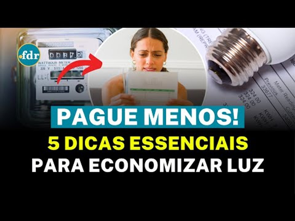 CONTA DE LUZ CADA VEZ MAIS CARA? Veja 5 DICAS ESSENCIAIS para ECONOMIZAR e pagar menos!