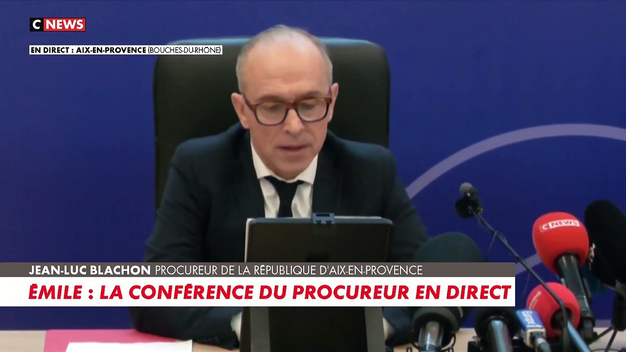 Mort d’Emile : «Les vêtements et les ossements ont été transportés et déposés peu de temps avant leur découverte» explique le procureur d'Aix-en-Provence, Jean-Luc Blachon
