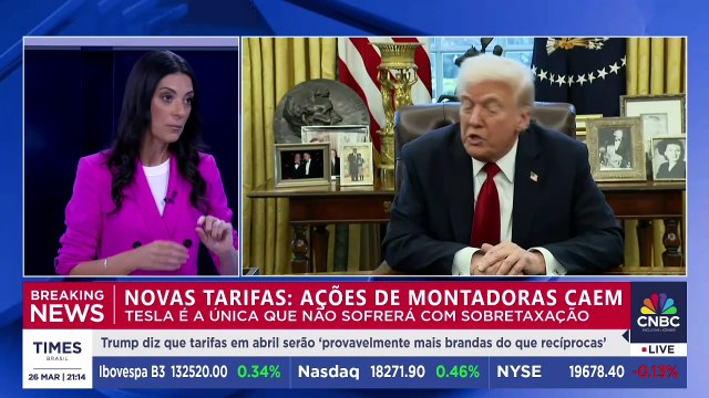 Novas tarifas: ações de montadoras caem nos EUA; head da mesa internacional da Nomos comenta