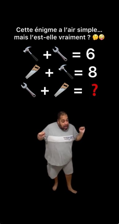 Cette énigme a l'air simple... mais l'est-elle vraiment ? 😎🤪 #enigme #logique #humour