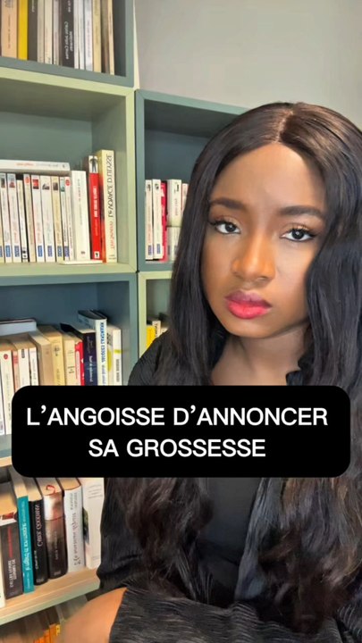 L’angoisse est annoncé sa grossesse