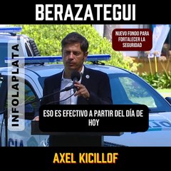 Con más de 100 intendentes, Kicillof lanzó un nuevo Fondo de Fortalecimiento de la Seguridad