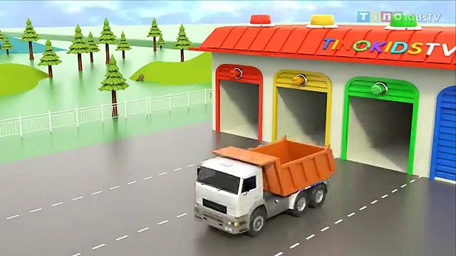 Excavator & Wheel Loader Trailer Trucks for Kids | Underpass Road Construction