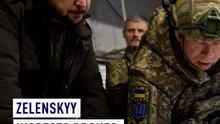 Zelenskyy inspects drones, rifles and armoured vehicles