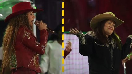 Shakira sube a su famosa niñera al escenario y envía una indirecta a Piqué