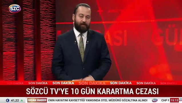 SÖZCÜ TV'ye 10 gün karartma cezası