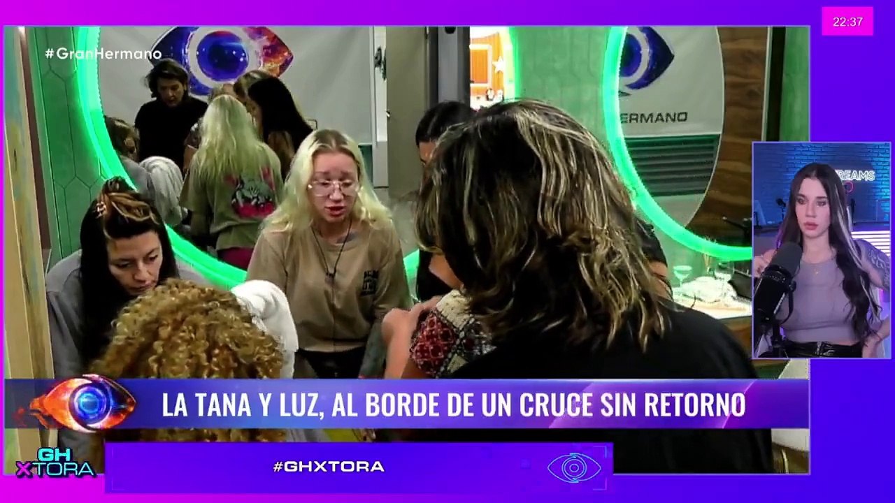 Así empujó y agarró del cuello Luz Tito a Katia Fenocchio en Gran Hermano