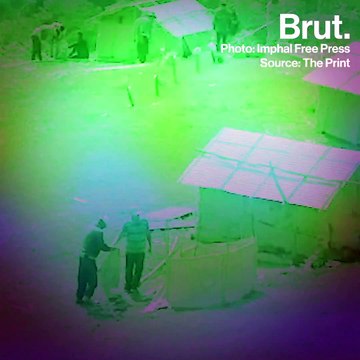 Manipur Village Residents Build Quarantine Huts