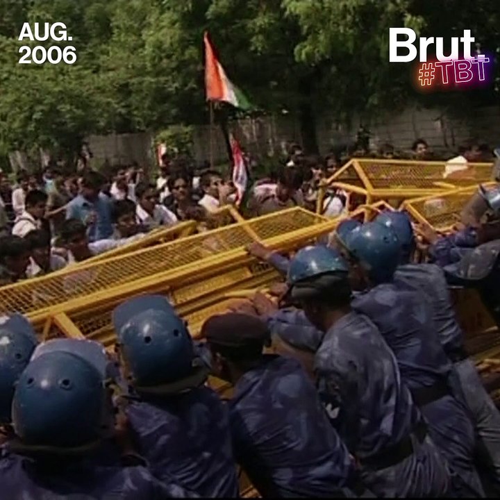 A Student Protest In New Delhi From 2006
