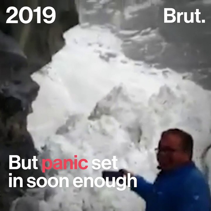 Only in Himachal: Avalanche Blocks Traffic