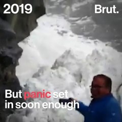 Only in Himachal: Avalanche Blocks Traffic