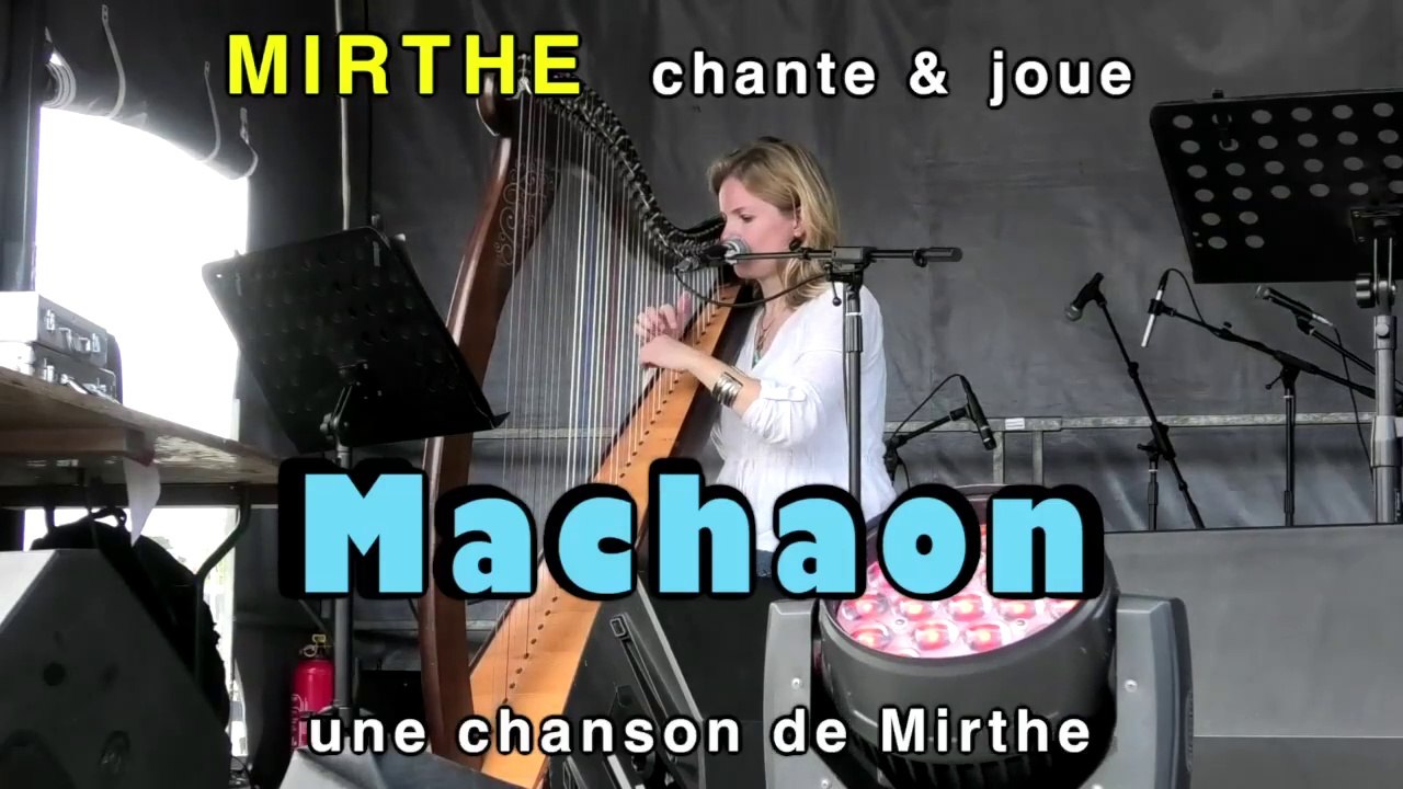 MACHAON by MIRTHE, composition, celtic harp & vocals, 2024, Festival Vieux Gréments Paimpol, France