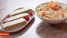 Salade de pâtes langues d’oiseau, Braj pistache - Chahwet Romdhan 3 Ep 28