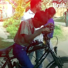 This Bicycle Is Powered By A Petrol Engine