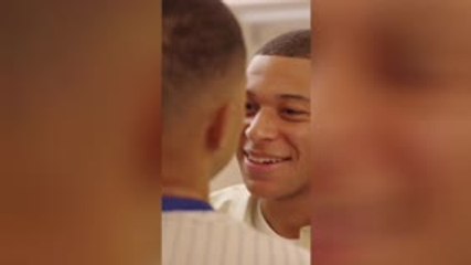 'Handsome' - Mbappe meets his wax statue at Madam Tussauds