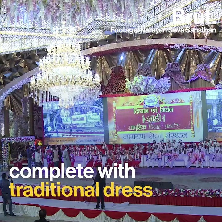 50 Differently-Abled Couples Share Wedding