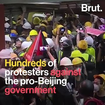 Hong Kong Protestors Storm Parliament