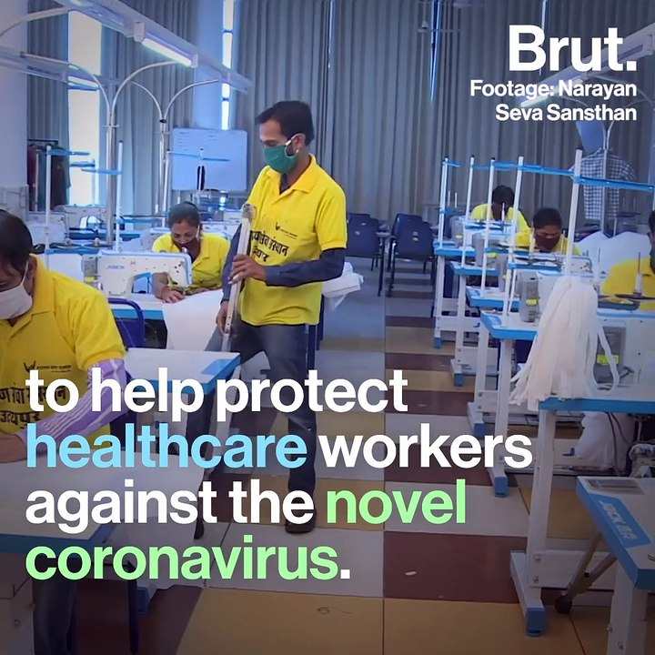 Differently-Abled Workers Stitch Crucial PPE Kits