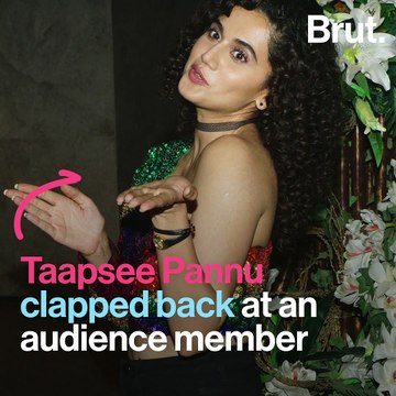 Taapsee Pannu Shuts Down Troll In The Audience