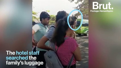 Indian Family Caught Stealing in Bali