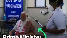 Modi Gets His First Shot Of Covaxin