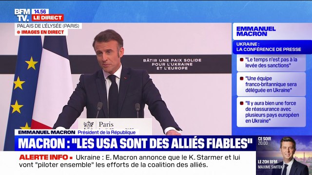 Je pense que ce n'est pas une bonne idée : Emmanuel Macron estime que ce n'est pas le moment pour les États-Unis d'imposer des droits de douane à l'UE