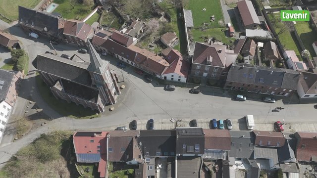 Le Brabant wallon vu du ciel : le hameau de Wisbecq, son château et sa ferme